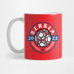 Football Is Everything - Serbia 2022 Vintage Mug